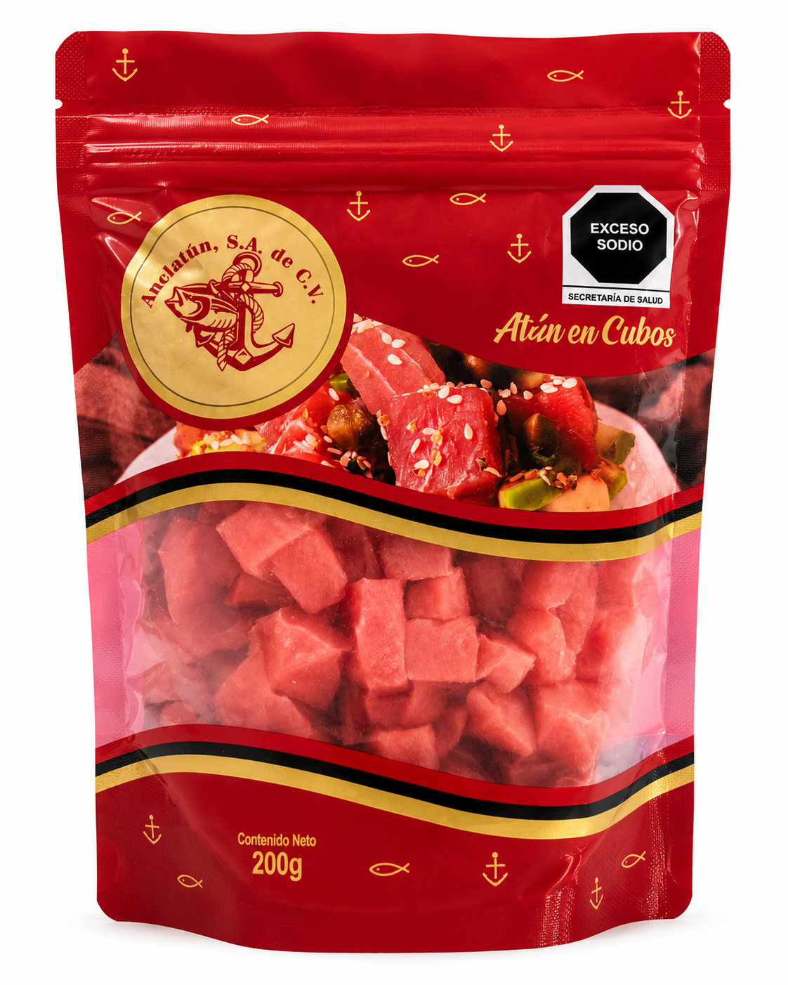 Cubo de atún cevichero — Atún