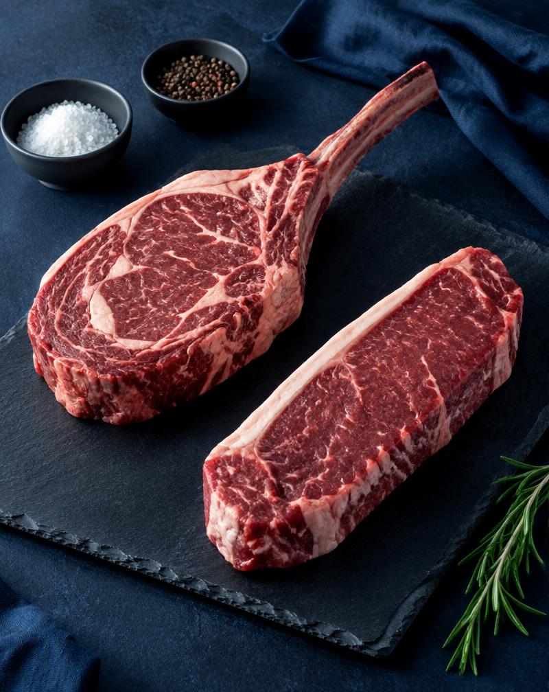 Distribución mayorista de carnes — Cortes de res premium para parrilla y restaurantes.